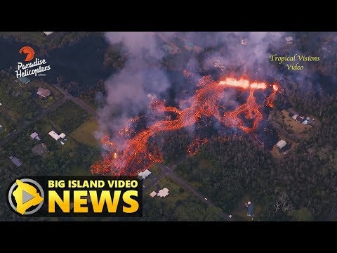 Hawaii Volcano Eruption Update - Sunday Evening (May 6, 2018)