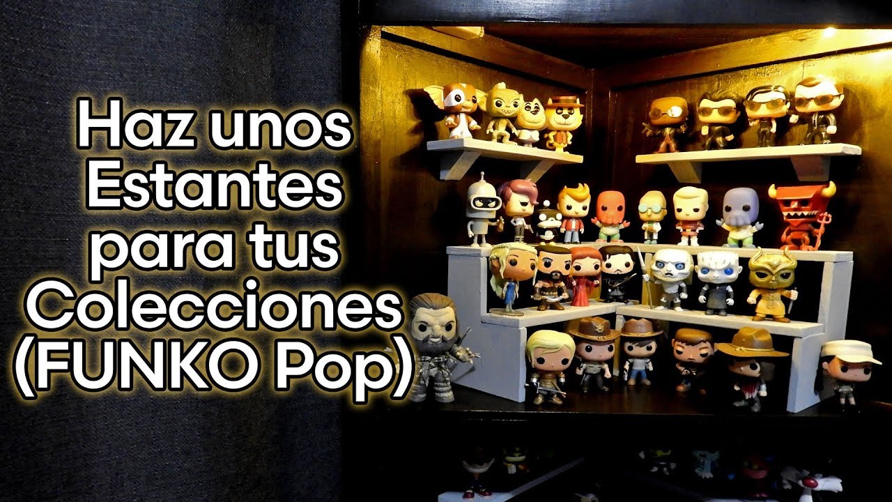 Como Hacer unos ESTANTES PARA CUALQUIER COLECCIÓN (FUNKO Pop) - YouTube