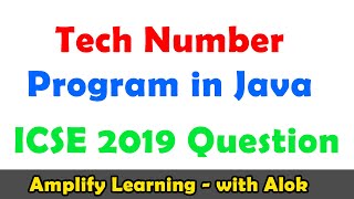 Print All 4 Digit Tech Number Java Program Icse 2019 Computer Exam Question Class 10