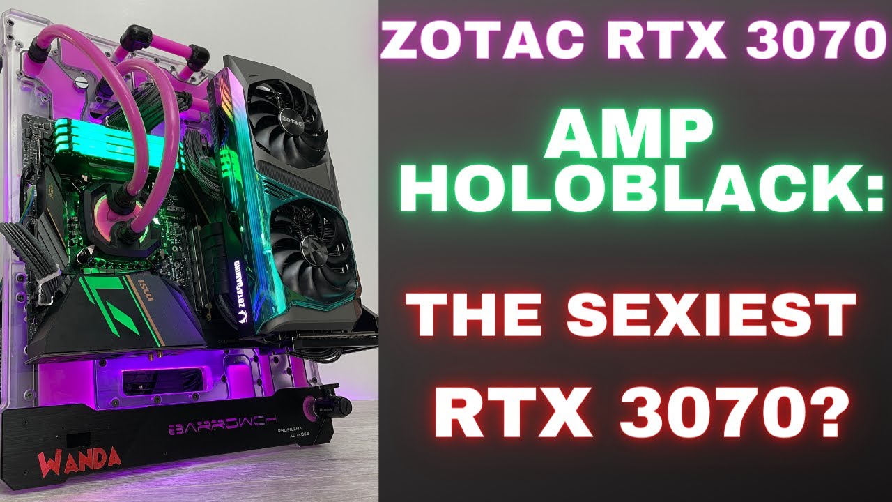 Zotac RTX 3070 AMP Holoblack: The RGB is strong with this one!