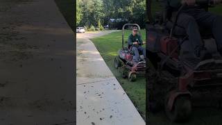 Lawn Mowing First Day!