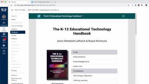 Embedding an Open Textbook in Canvas Course Navigations