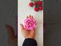 how to make paper flower/ paper rose #diyrose #shorts #paperflower #paperrose