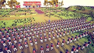 350x USA Army siege enemy village - Totally Accurate Battle Simulator TABS