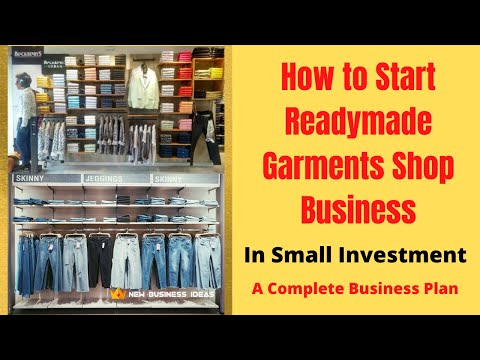 Readymade Garments Business Setup With Minimum Investment Required