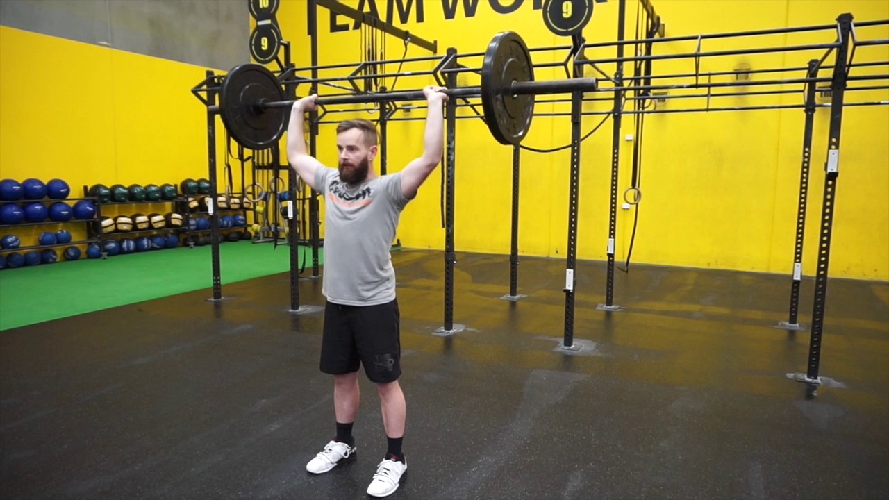 Behind The Neck Press Olympic Weightlifting Exercise Vault The Pack