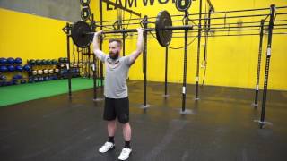 Behind The Neck Press - Olympic Weightlifting Exercise Vault - The Pack Strength & Conditioning