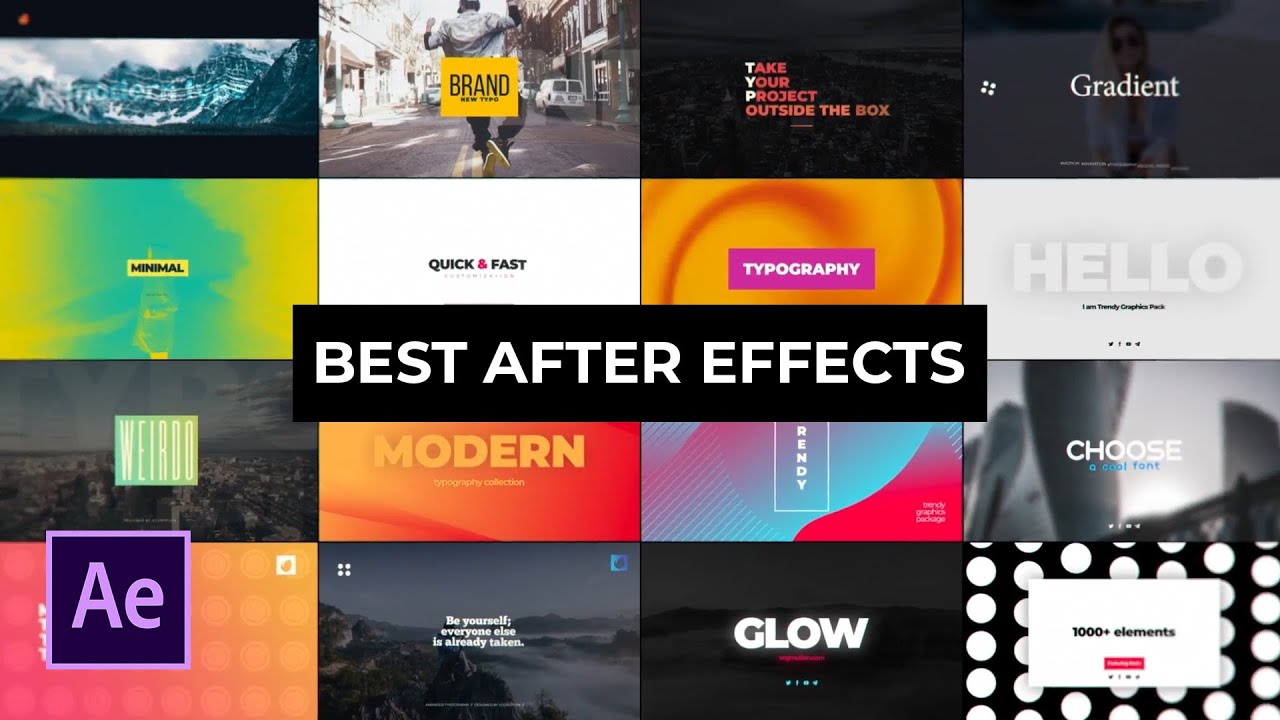 download after effects templates