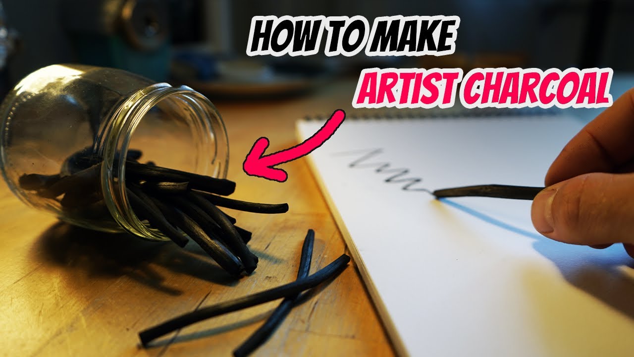 Make Charcoal For Drawing From Your Yard