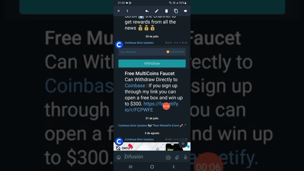 $BTC Free Gratis Unlimited Satoshis Ilimitados 🤩💰 Instantly Pay To Coinbase 🤩🤩🤩
