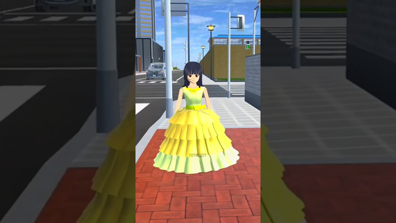 NEW MIO AIDA😇💝 YELLOW DRESS FOR PARTY 