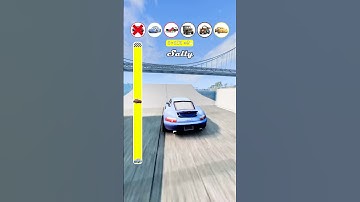 Which Pixar Cars Can Jump the Bridge? 🦈 #beamngdrive