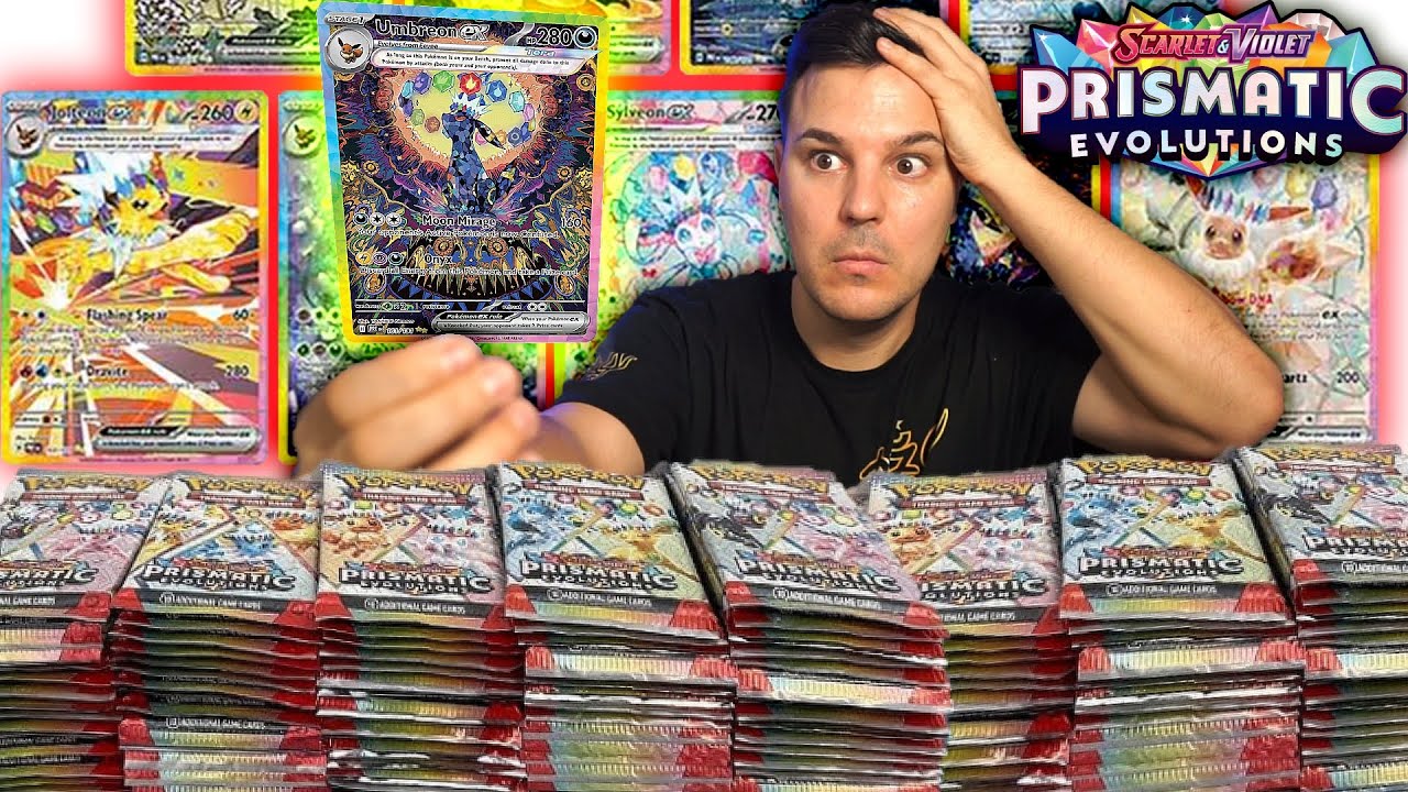 Consigo GOD PACK de Prismatic Evolutions 0.0096% PULL RATE - YouTube