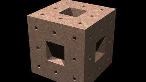 Animated Menger sponge