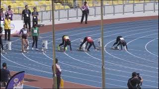 Sukma 100m WANITA  AKHIR  Stadium bukit Jalil 2022