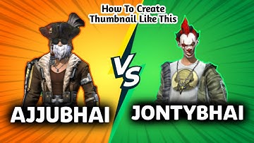 How To Make Thumbnail Like Total Gaming In Android Phone || Garena FreeFire || Thumbnail Editing