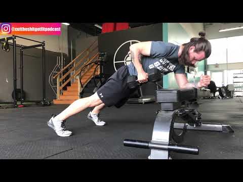 Dumbell Bench Plank Row Tutorial
