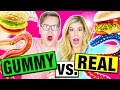 Gummy vs. Real Food Challenge! 🥢