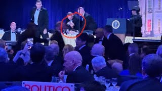 BREAKING: TRUMP RUSHED OFF AS SHOTS FIRED AT WHITE HOUSE CORRESPONDENTS DINNER