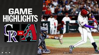 Rockies vs. Dbacks Game Highlights (3/28/24) | MLB Highlights