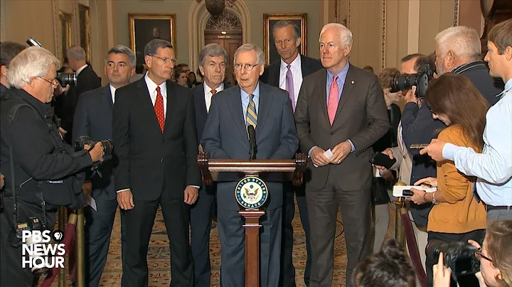 WATCH: Senate Republican leaders hold news conference following party policy luncheon