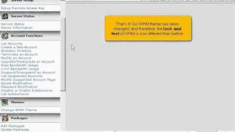 How to change your WHM theme - Canadian Web Hosting