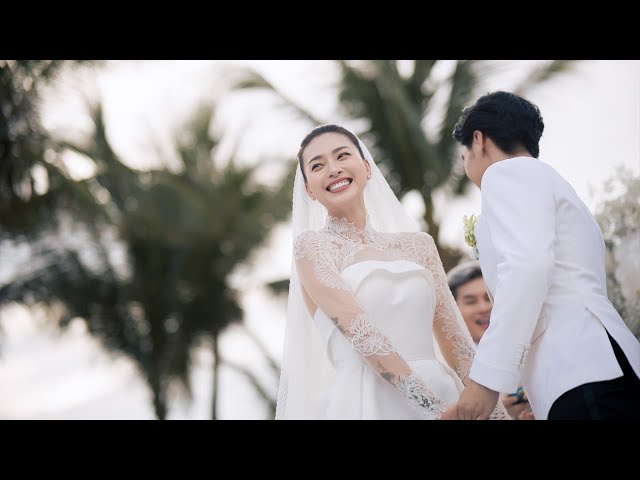 Đám cưới Ngô Thanh Vân + Huy Trần | LỜI THỀ NGUYỆN THE VOWS | InterContinental Danang  Resort class=