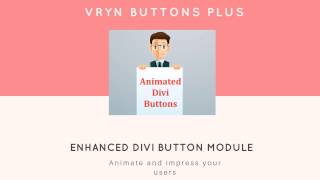 Divi Button Module with animation feature