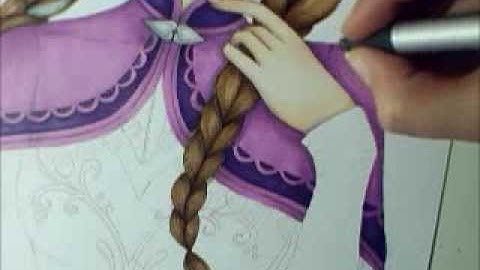 Frozen Anna Copic Sketch - Ciao part 3