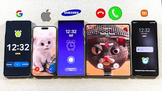 Alarm, WhatsApp + Incoming Call Pixel 8 Pro + iPhone 15 Pro + S24 Ultra + Z Fold 5 + Xiaomi 14 Ultra