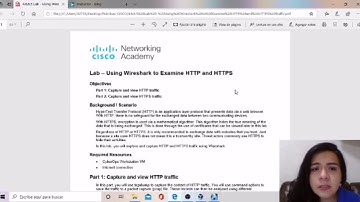 4.6.6.5 Lab - Using Wireshark to Examine HTTP and HTTPS Traffic