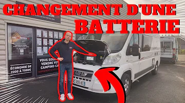 Où se trouve la batterie d'un Fiat Ducato ?