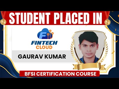 Got Placed in Fintect Cloud Through Finance Wallah’s BFSI Certification Course