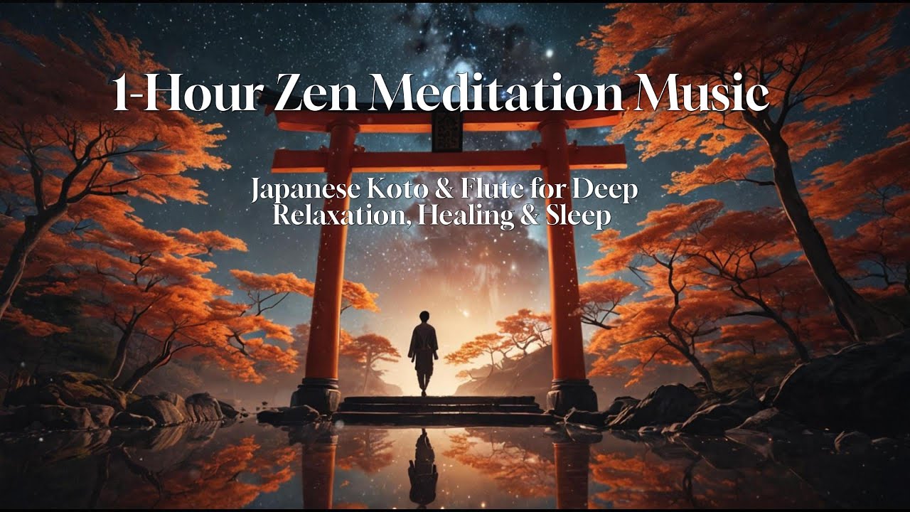 1-Hour Zen Meditation Music | Japanese Koto & Flute for Deep Relaxation ...