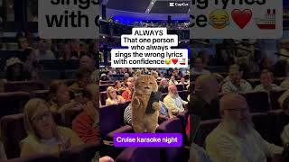 Gotta love Karaoke night😳#short #funny #shortsfeed #cruising #cruiseship #karaoke #vacation #viral