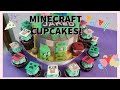 HOW TO MAKE MINECRAFT CUPCAKES | MINECRAFT FONDANT TOPPERS