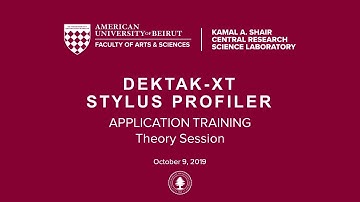 DektakXT Stylus Profiler [Application Training Theory Session]