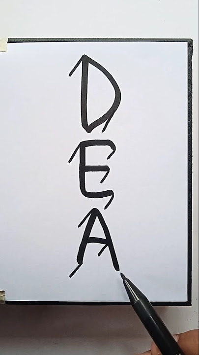 Nama DEA, Menggambar 3d #shorts