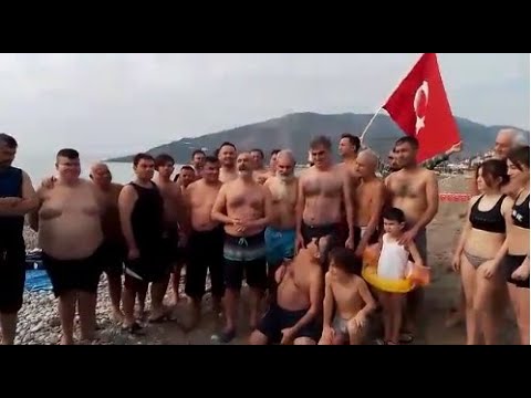 1 Ocak Denize Girme Etkinliği