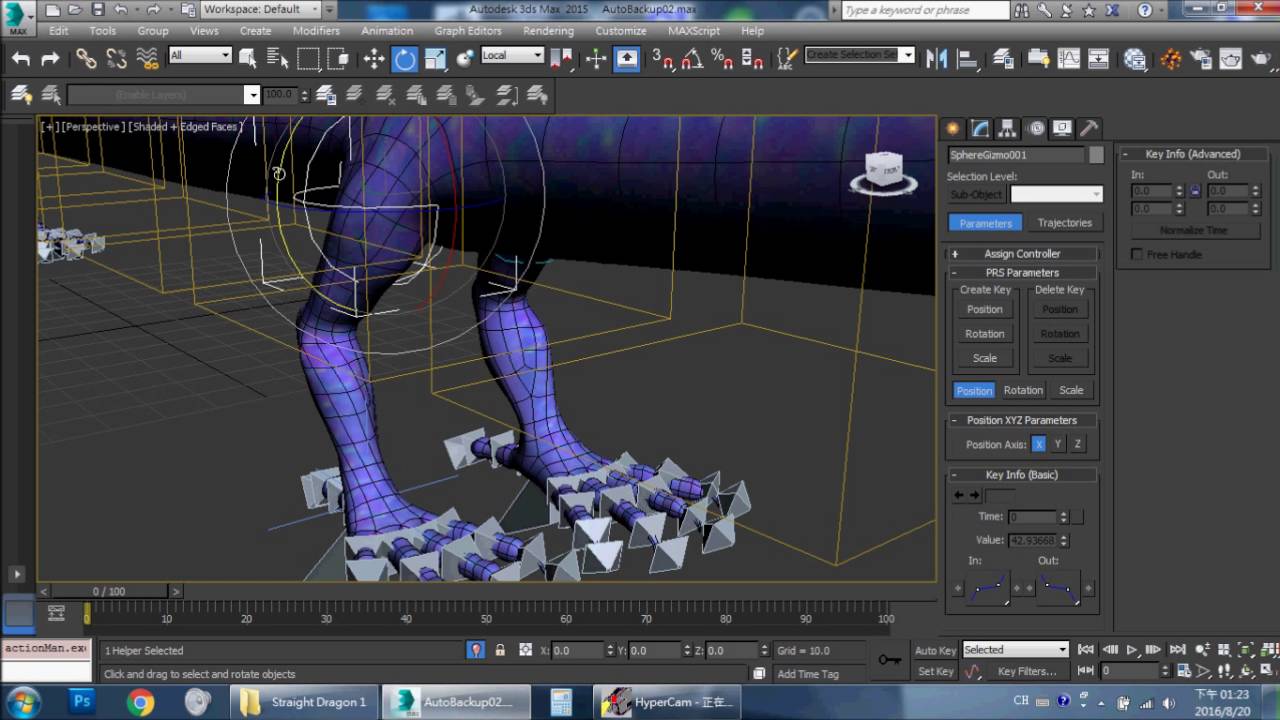 3DS MAX Chinese Dragon Rigging 2 - YouTube