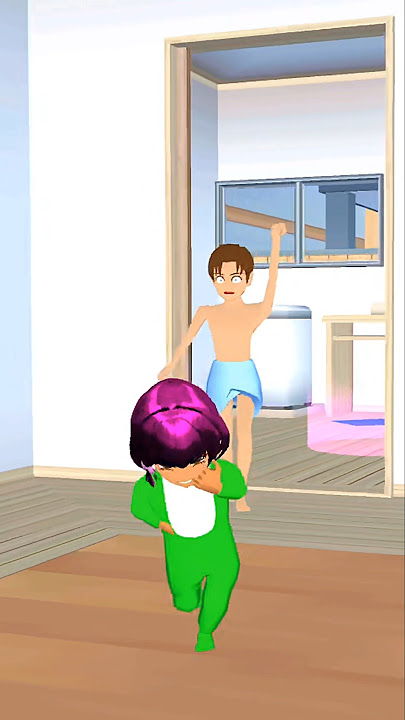 Yutu is naughty 😂 #sakuragame #sakuraschoolsimulator #animation #sakura