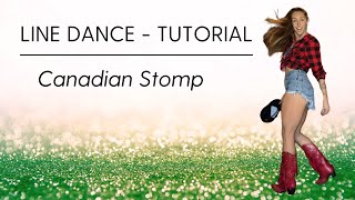 LINE DANCE TUTORIAL - Canadian Stomp (Beginner)