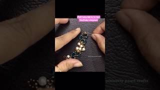 Crystal necklace tutorial #shorts #tutorialforbeginners