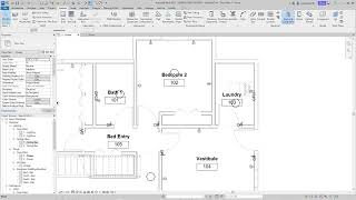Revit MEP 2 level house Electrical Power plans