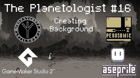 The Planetologist Devlog #16: Creating Backgrounds | GameMaker & Pixel Art