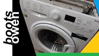 Hotpoint Smart tech washing machine Drain blocked and bad bearings: Is it worth repairing?