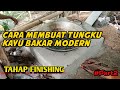 Cara membuat tungku kayu bakar tanpa asapa || Tungku kayu bakar modern #part2