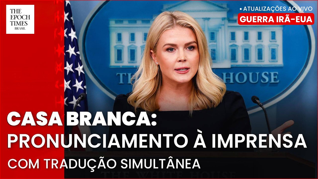 🔴 AGORA: Casa Branca faz pronunciamento à imprensa | Tradução simultânea