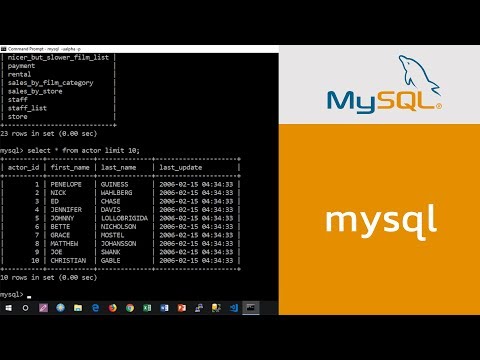 สอน MySQL: การใช้ MySQL command line (mysql.exe) เบื้องต้น