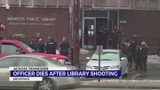 Memphis police officer dies after library shooting